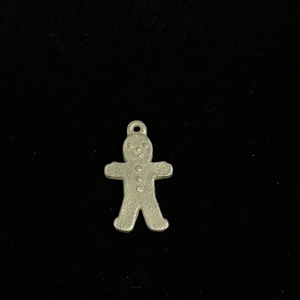James Avery Sterling Silver Gingerbread Boy Man Christmas Charm Older Hallmark